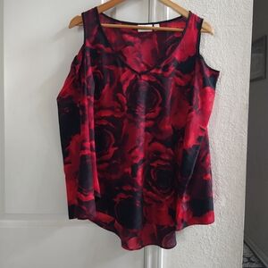 Women's Bisou Bisou Cold Shoulder Blouse